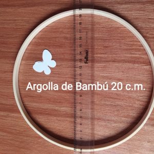 Argolla De Bambú 20 c.m.