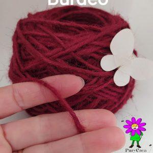 Yute Color Burdeo