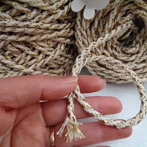 Algodón Trenzado con Lurex 4 m.m. 50 Metros