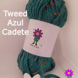 Lana Tweed Azul Cadete