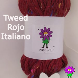 Lana Tweed Rojo Italiano