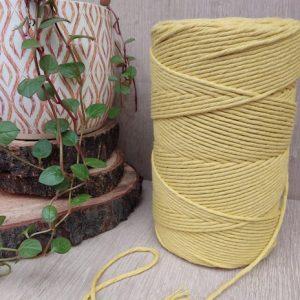 Polycotton Amarillo 3 m.m. Bobina 340 Metros