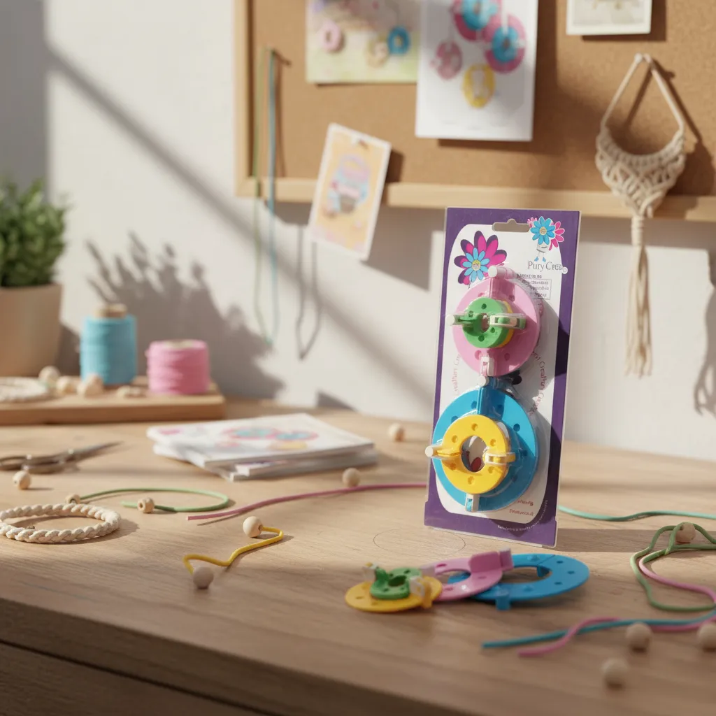 Kit Para Hacer Pompones 4 Tamaños