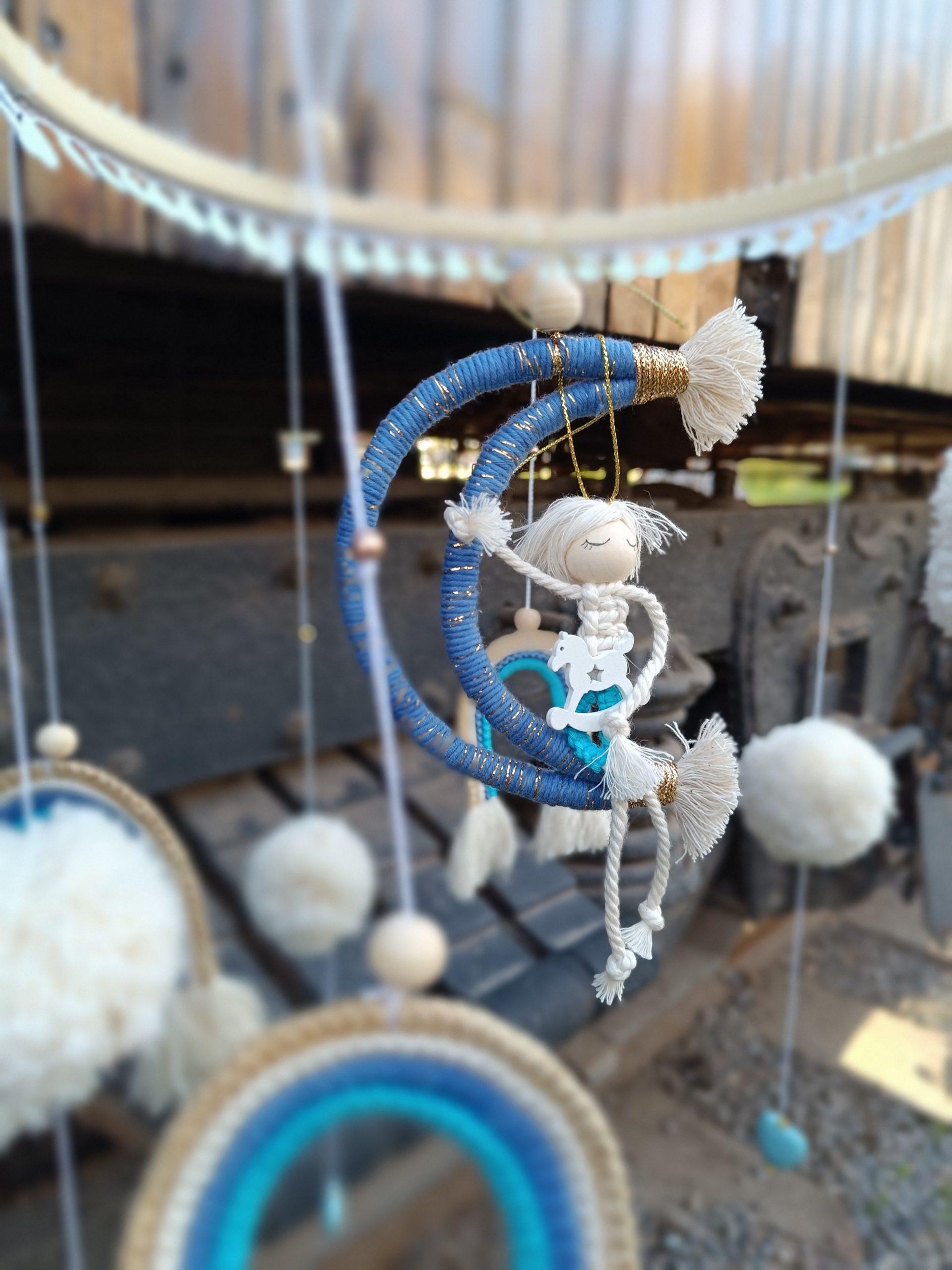 Móvil Macramé Hecho a Mano