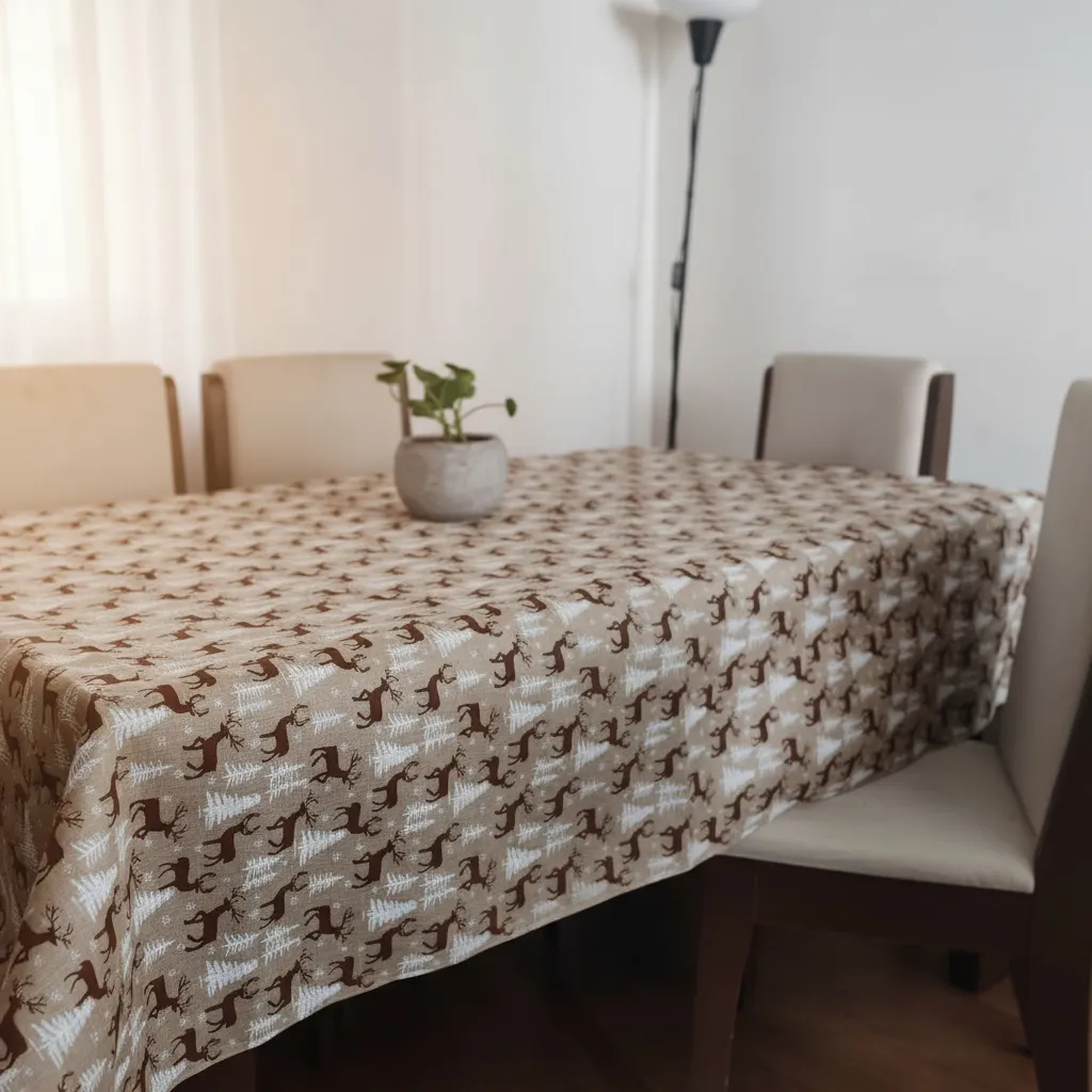 Mantel Navideño Lino