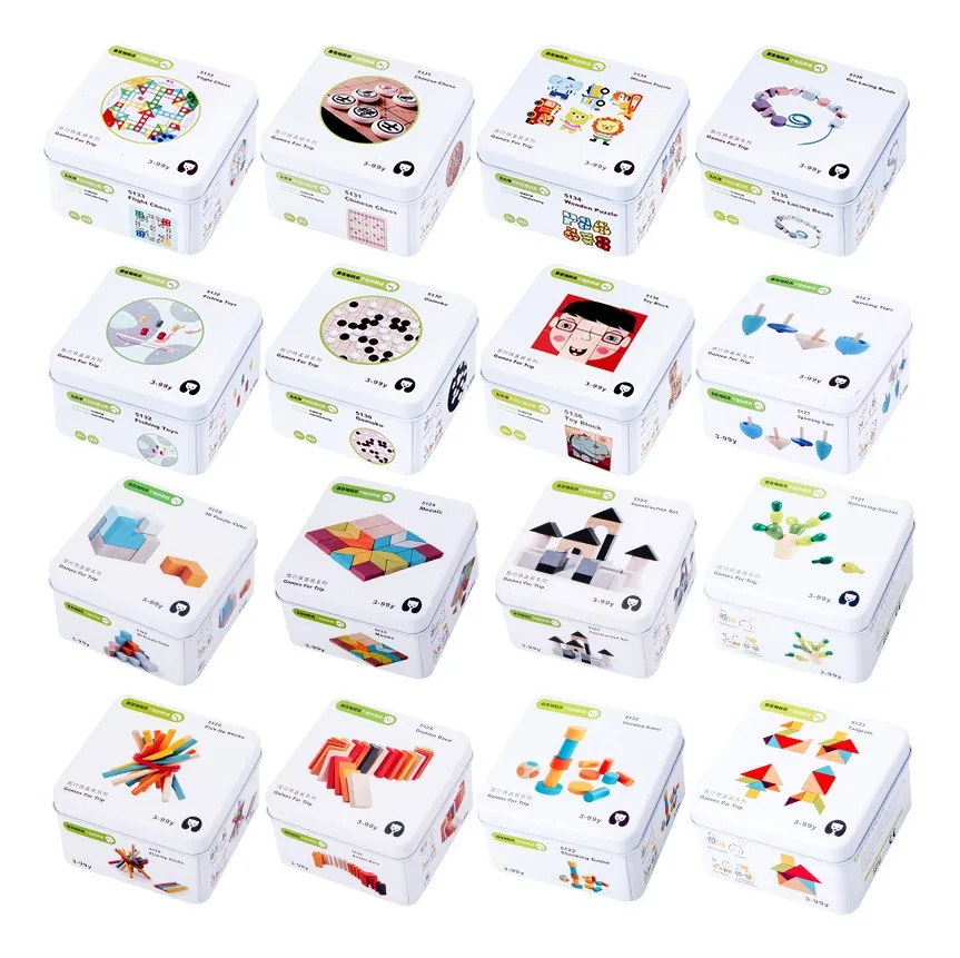 Juegos Didácticos De Madera, Linea Montessori