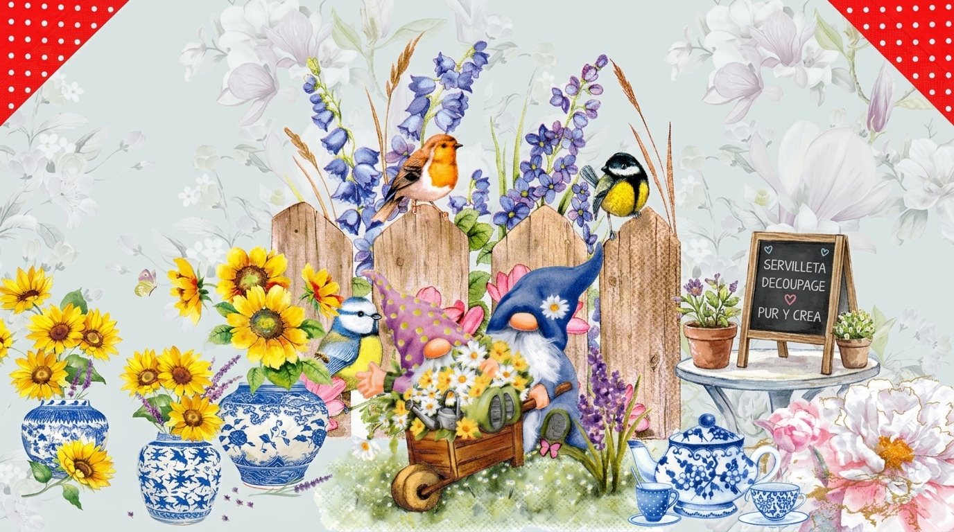 Servilletas Decoupage