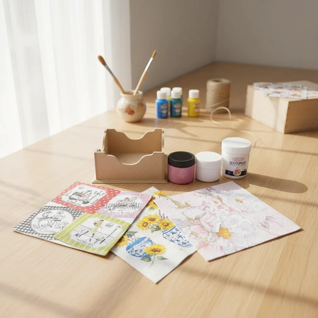 Kit Inicio Decoupage Servilletero